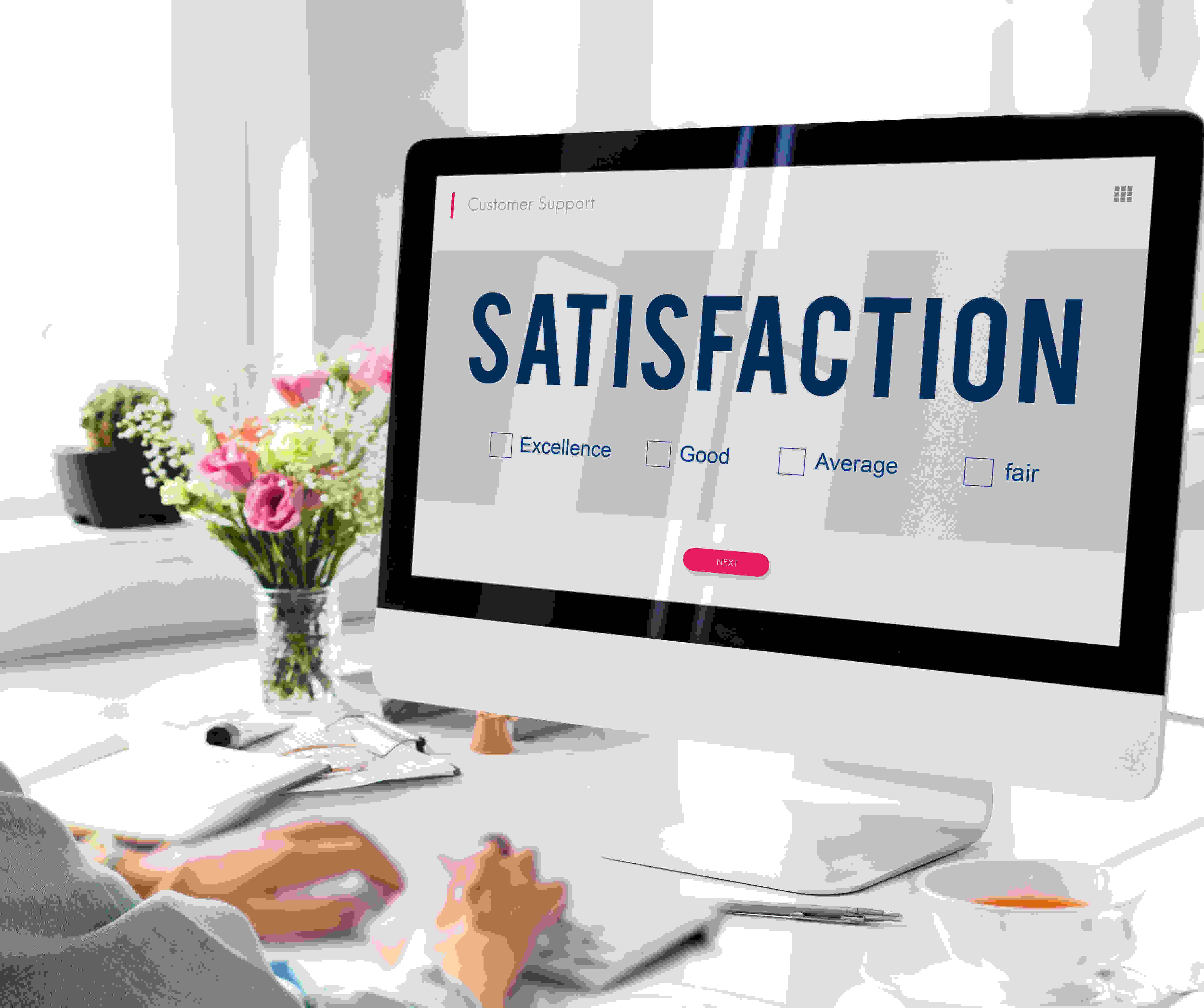 Infographic titled 'How Digital Marketing Works' showing five connected icons: SEO, content creation, promotion, email marketing, and PPC. Arrows indicate the flow of a digital marketing strategy.